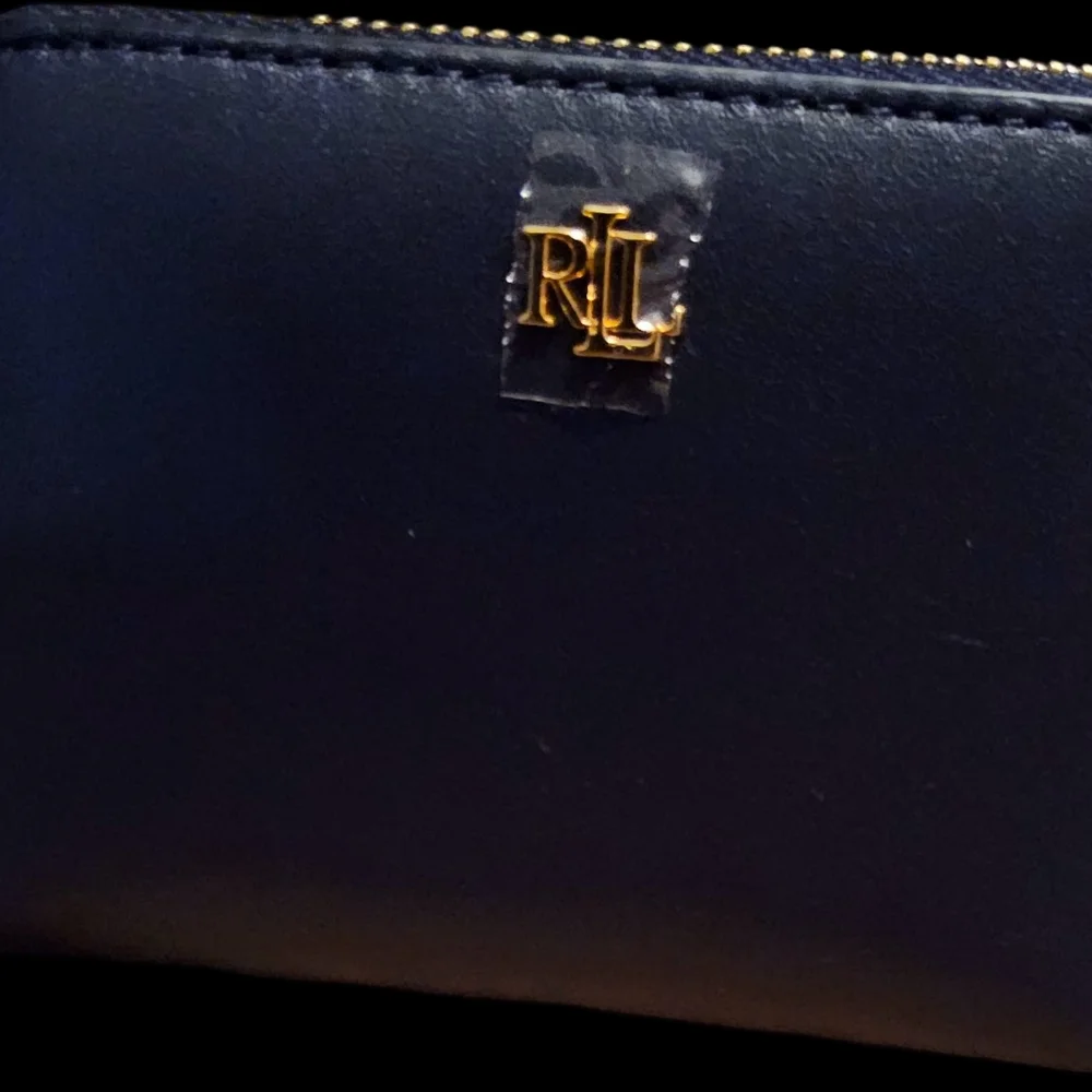 NWOT Lauren Ralph Lauren  Leather Wallet - Picture 2 of 7